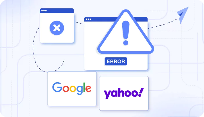 Understanding Gmail and Yahoo Error Codes